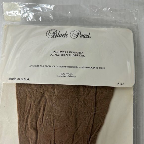 Lot of 6 dead new stock VTG pantyhose Jockey Black Pearl and Sheer Stretch brand - Picture 4 of 13